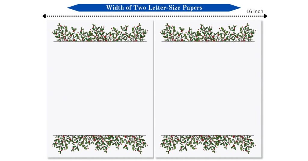 width-of-two-letter-size-papers