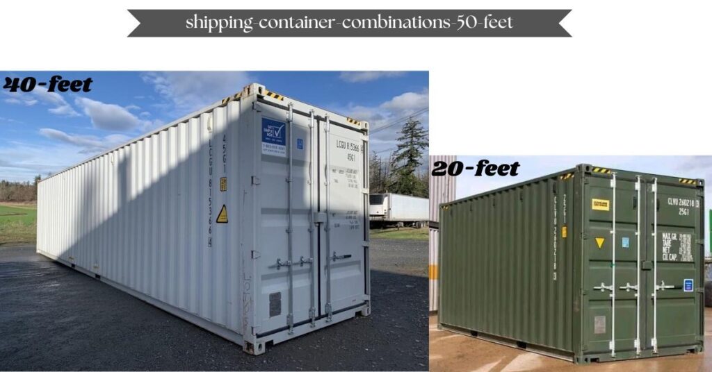 Shipping Container Combinations 50 feet