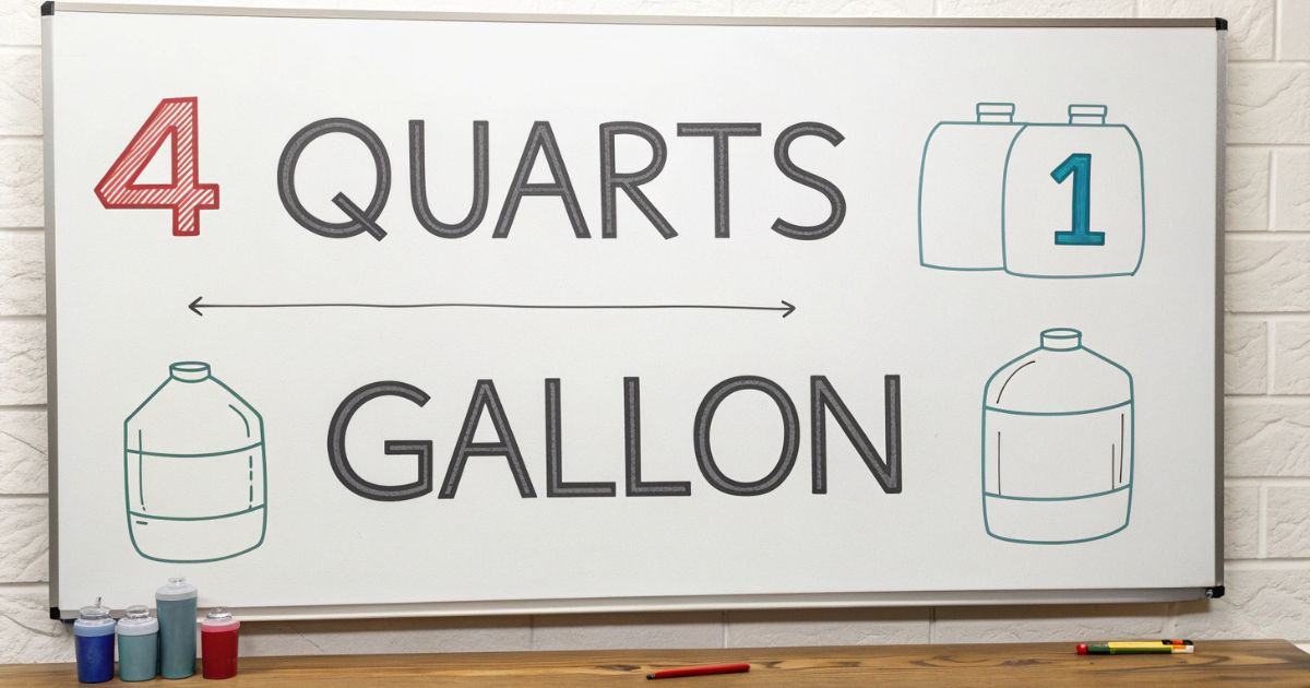 how-many-quarts-in-a-gallon